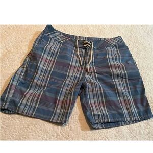 Faherty Board shorts Blue Plaid Size 32